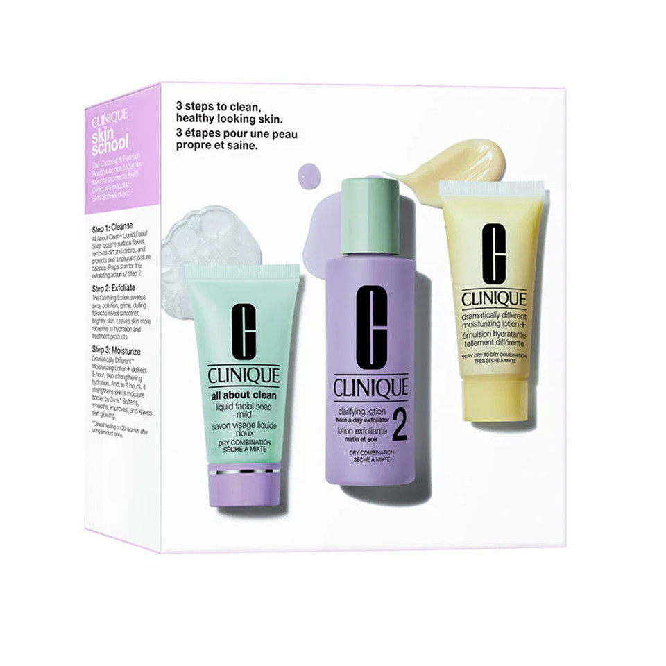 Starter Kit Skincare Routine 3 Step Pelle Da Normale A Secca Cofanetto Detergente