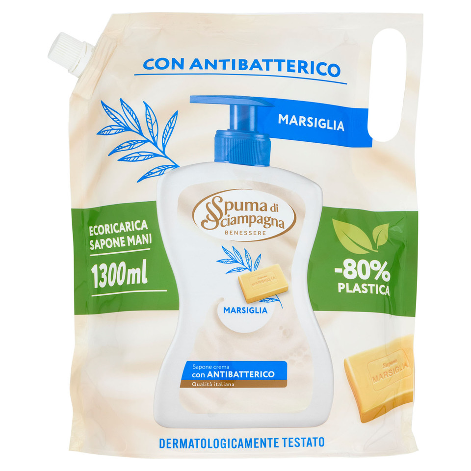 Sapone Crema Marsiglia Ecoricarica