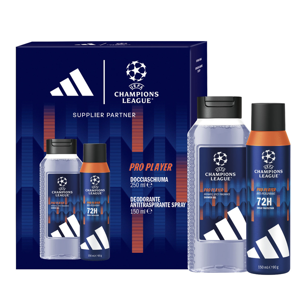 Cofanetto Uefa 12 Deodorante Spray 150 Ml + Shower Gel 250 Ml