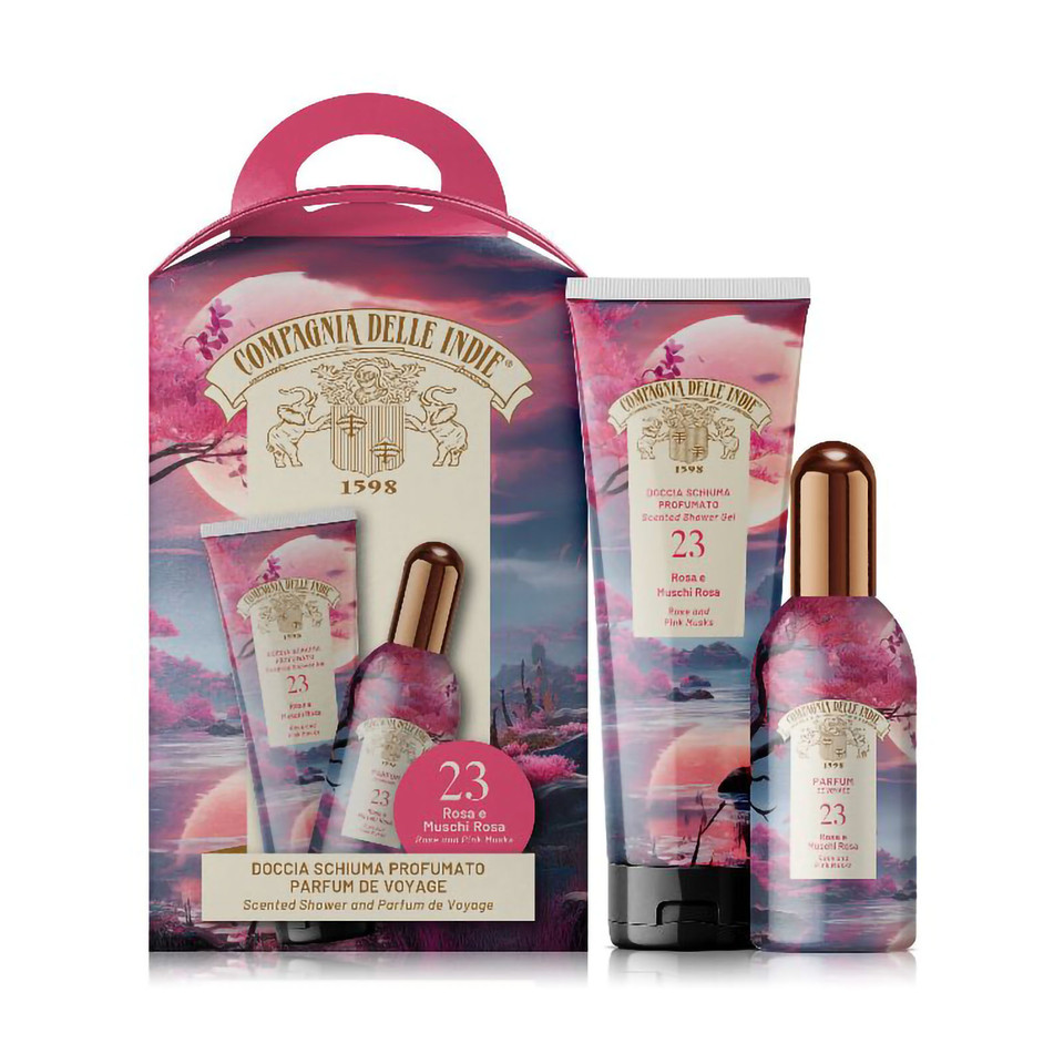 Cofanetto Regalo Rosa & Muschio Rosa