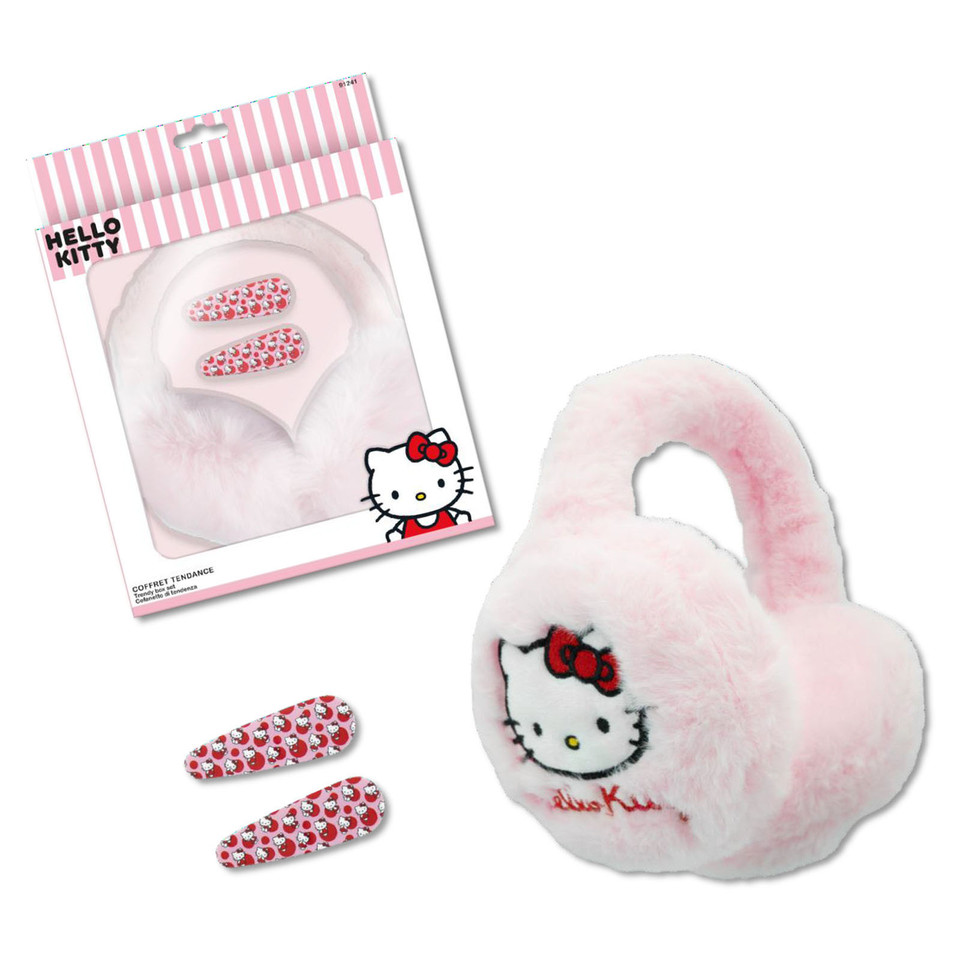Cofanetto Glam Hello Kitty 2 Clic Clac + Paraorecchie