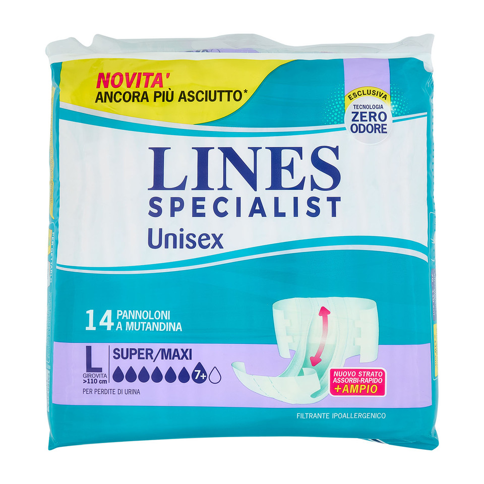 Specialist Unisex Pannoloni A Mutandina Super Maxi 14 Pz