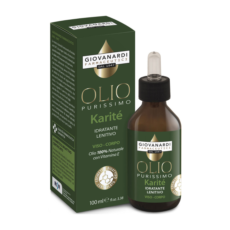 Olio Purissimo Karitè Idratante Lenitivo Viso E Corpo