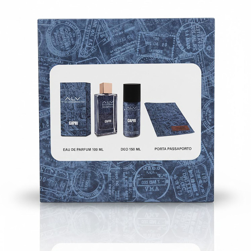 Cofanetto Capri Edp 100ml + Deo 150 Ml+ Portapatente