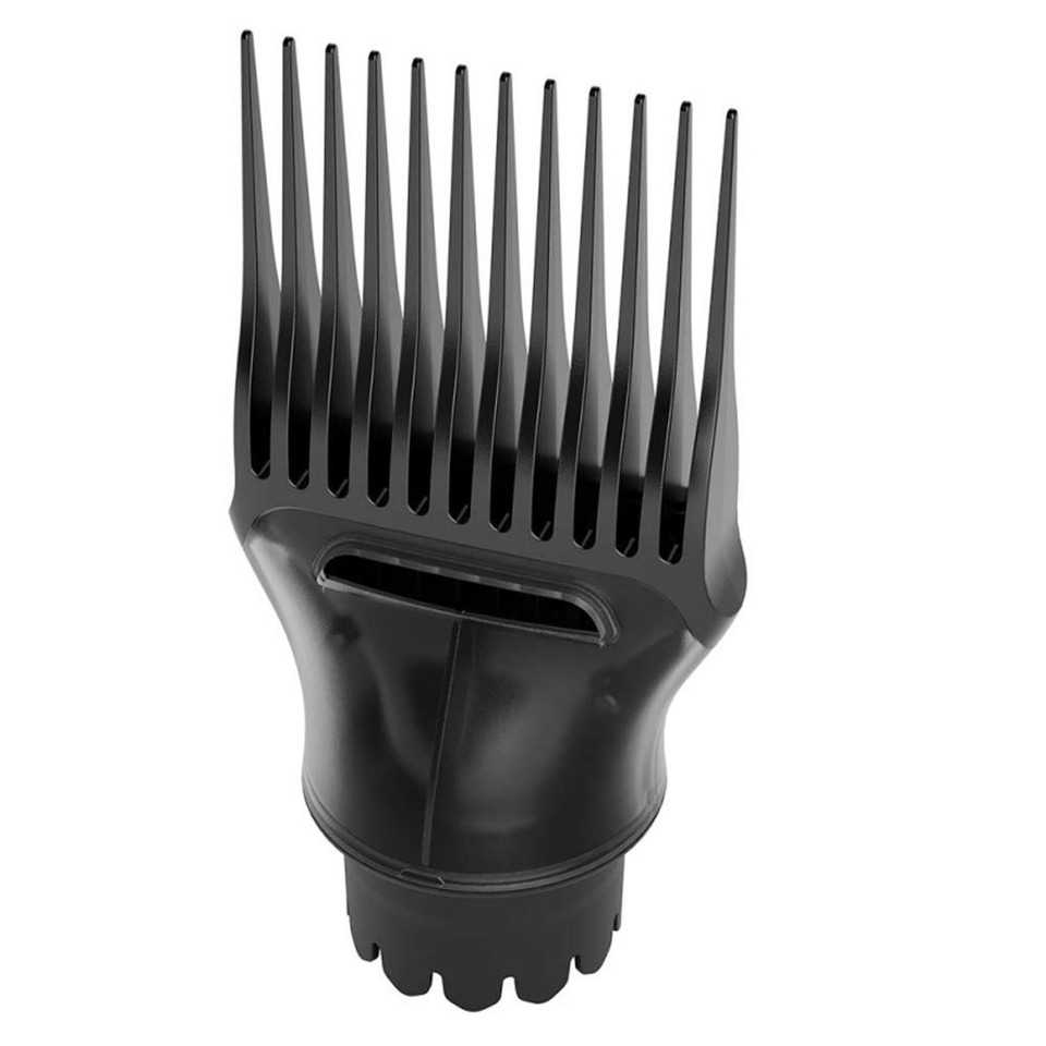 Professional High Strength Hair Dryer Comb Black - Beccuccio A Pettine Speed