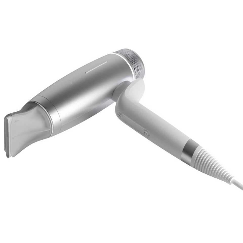 Speed Ionic Hair Dryer Silver White - Asciugacapelli Argento Bianco