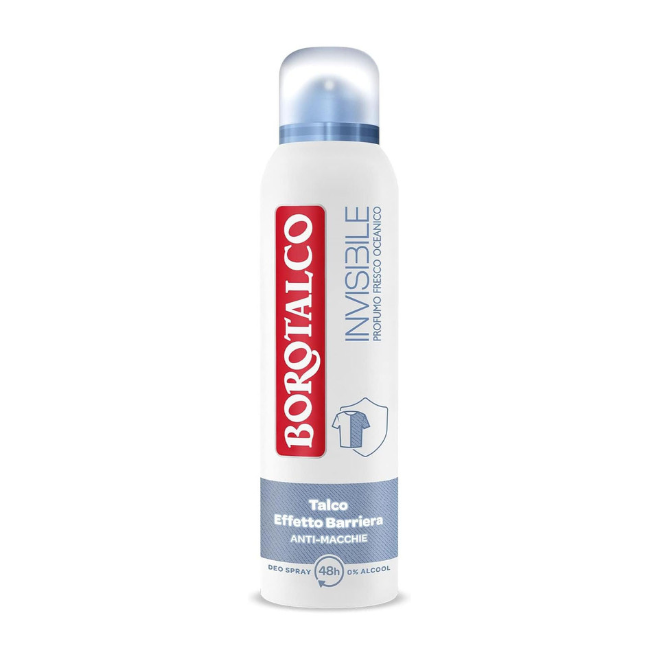 Deodorante Spray Invisibile Azzurro
