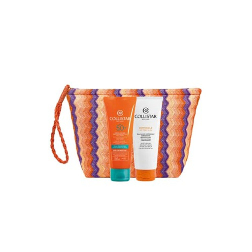 Cofanetto Solari Crema Protezione Spf50+ 100 Ml + Balsamo Doposole 100 Ml + Pochette