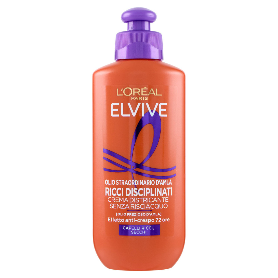 Elvive Olio Straordinario D'amla Ricci Disciplinati Crema Distrincante Senza Risciacquo
