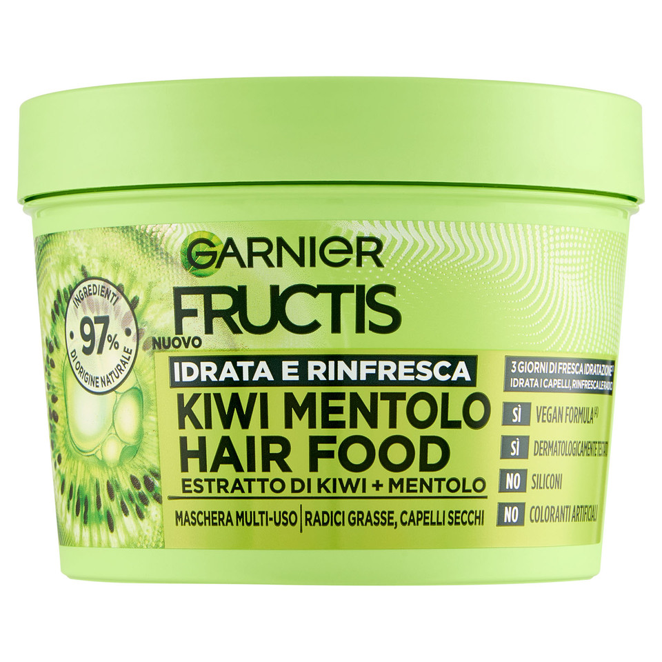 Fructis Kiwi Mentolo Hair Food Maschera Multi-uso