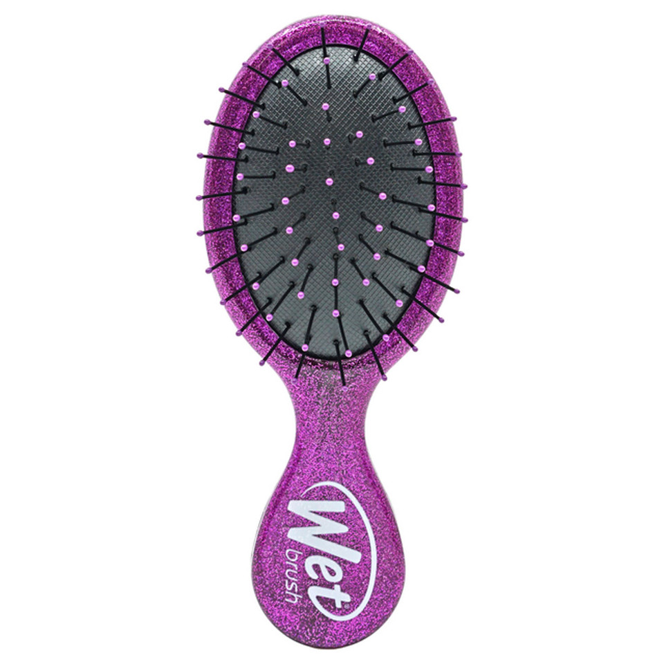 Mini Spazzola Districante Disney Glitter Ball - Viola Gelsomino