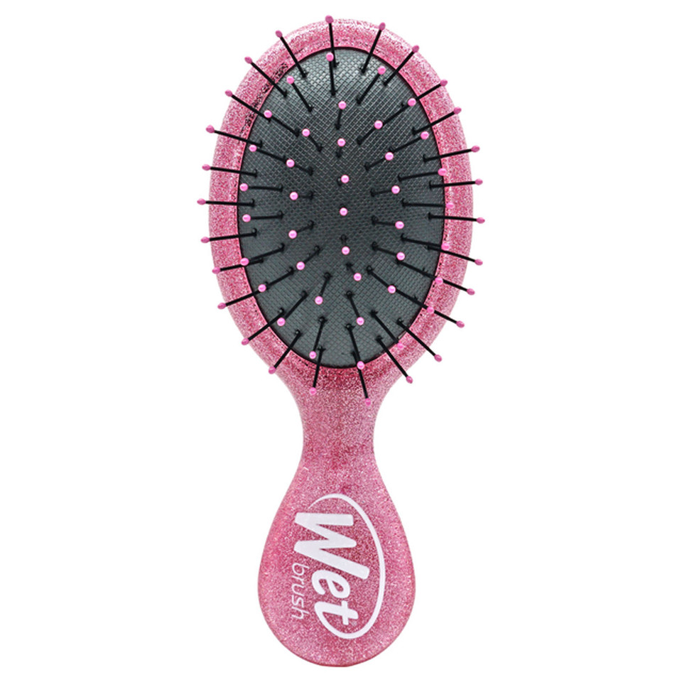 Mini Spazzola Districante Disney Glitter Ball - Magenta Aurora