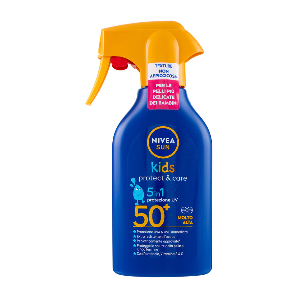 Kids Protect & Care 50+ Molto Alta - Protezione Solare Bambini Con Filtri Uv