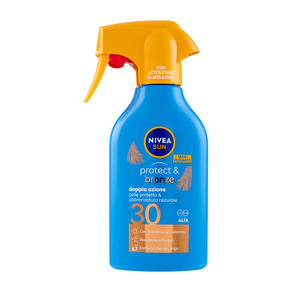 Protect & Bronze 30 Alta Con Estratto Vegetale Promelanina