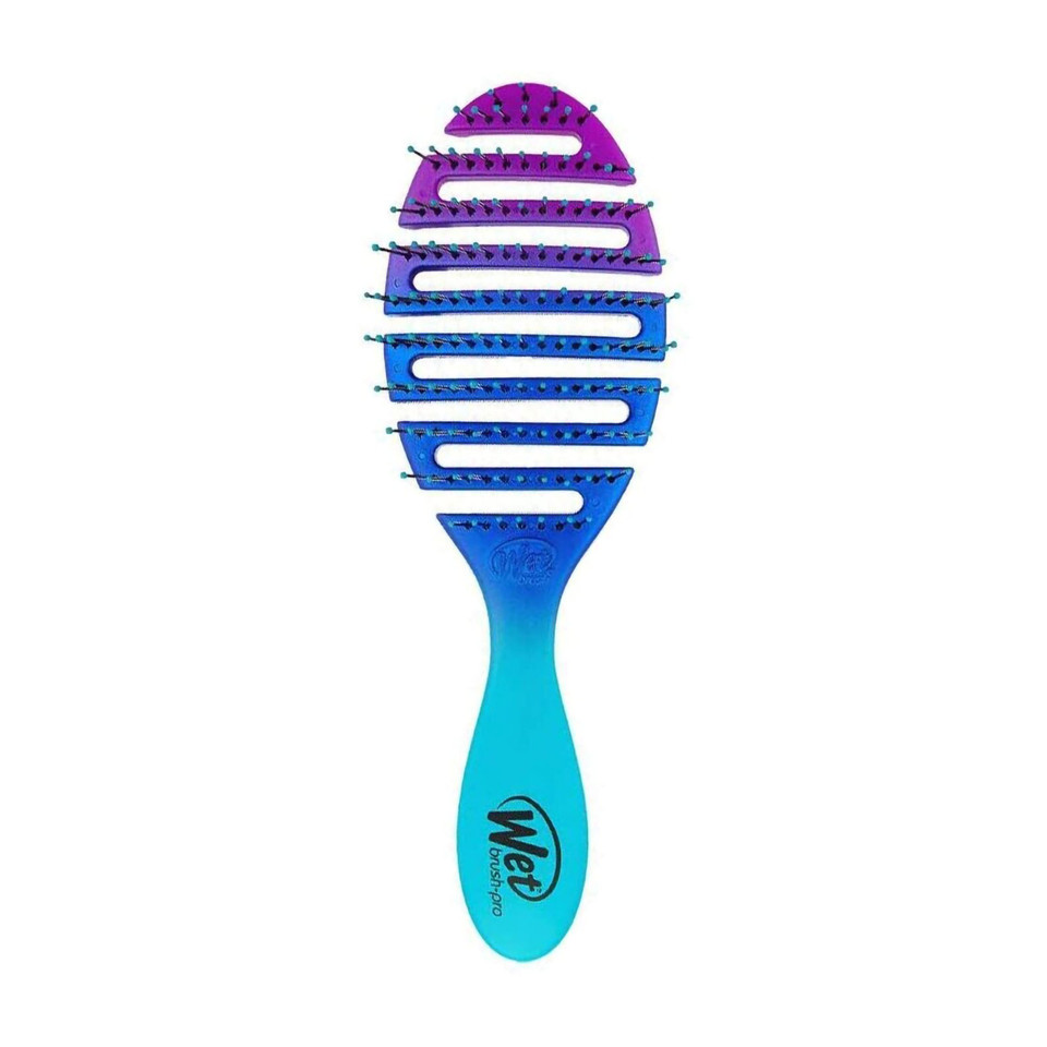 Pro Flex Dry Ombre Teal – Spazzola Districante E Styling Professionale