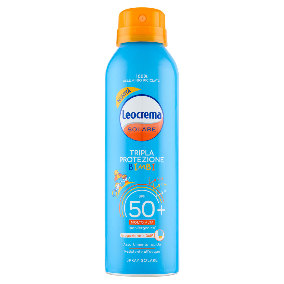 Solare Tripla Protezione Bimbi Spf 50+ Molto Alta Spray