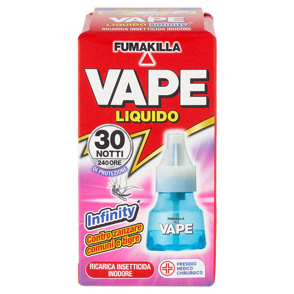 Liquido Infinity Ricarica Insetticida Inodore