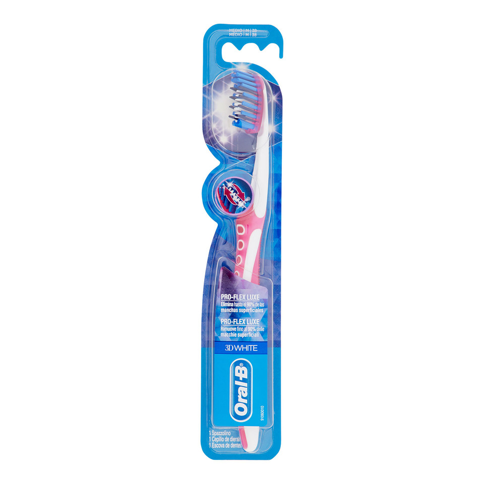 Spazzolino Manuale 3d White Luxe Pro-flex 38 Medio