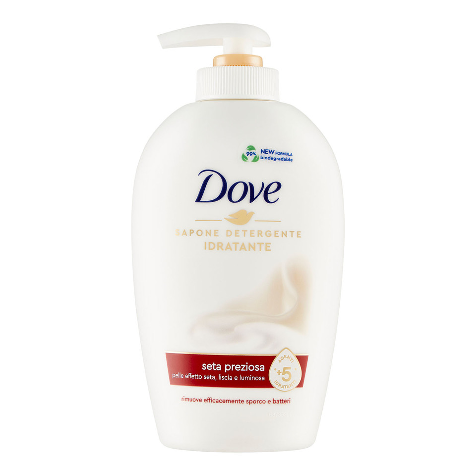 Sapone Detergente Idratante Seta Preziosa