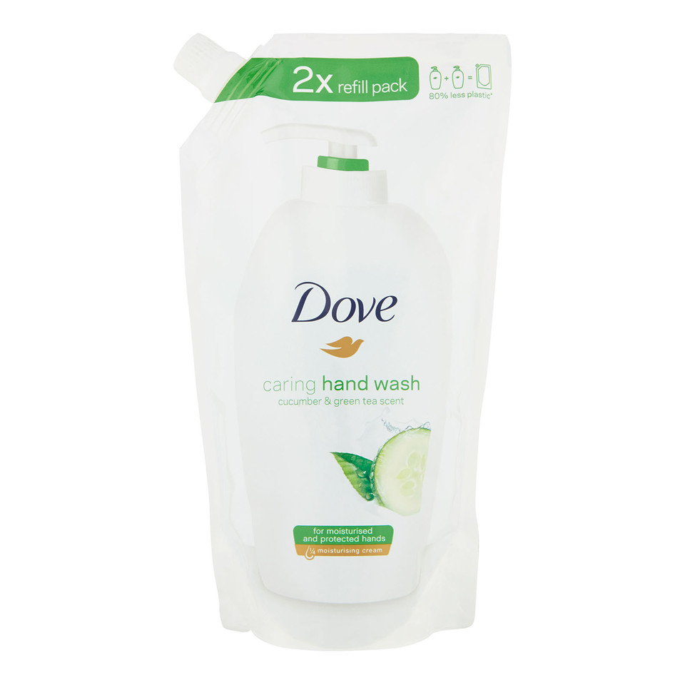 Caring Hand Wash Cucumber & Green Tea Scent Ricarica