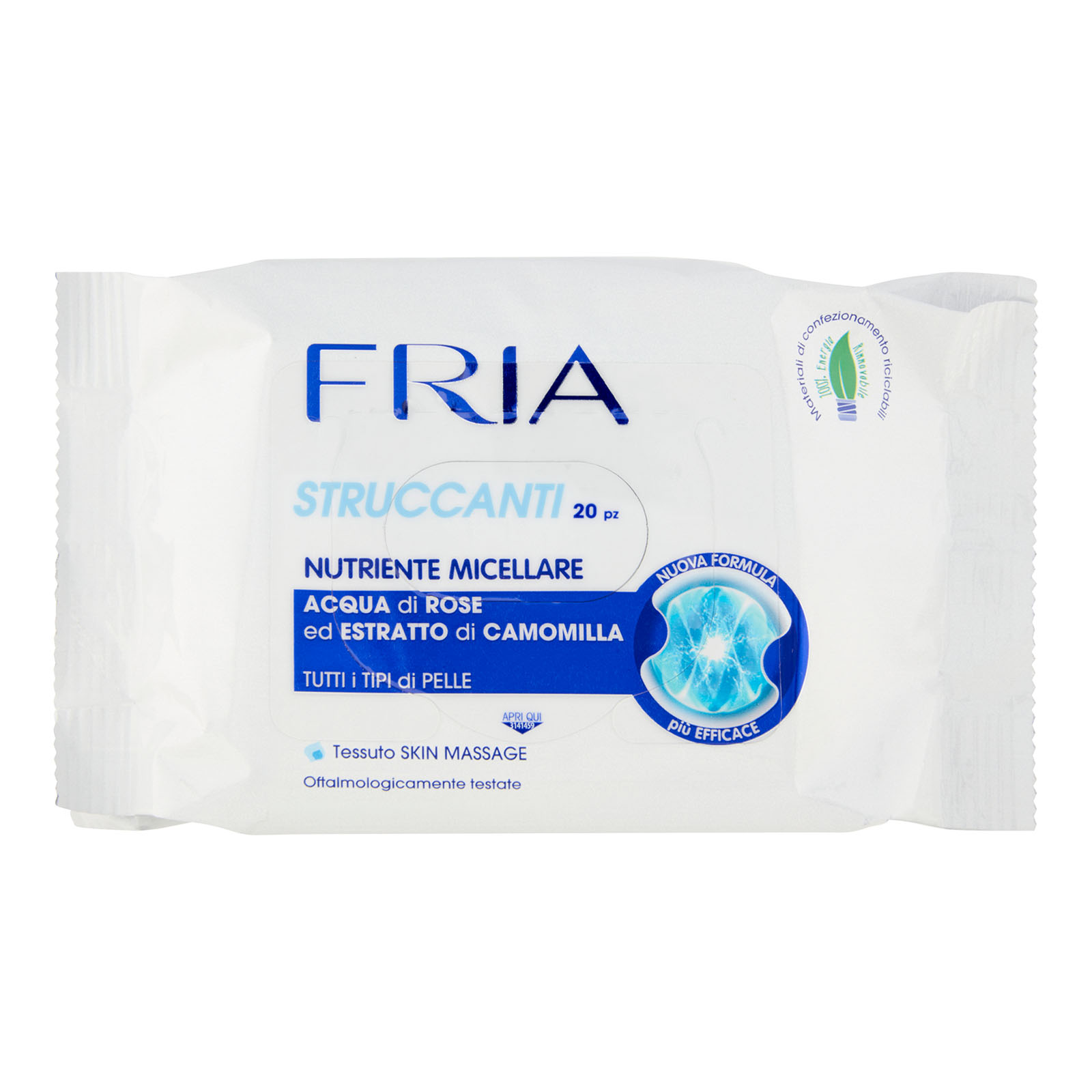 Struccanti Nutriente Micellare Tutti I Tipi Di Pelle 20 Pz