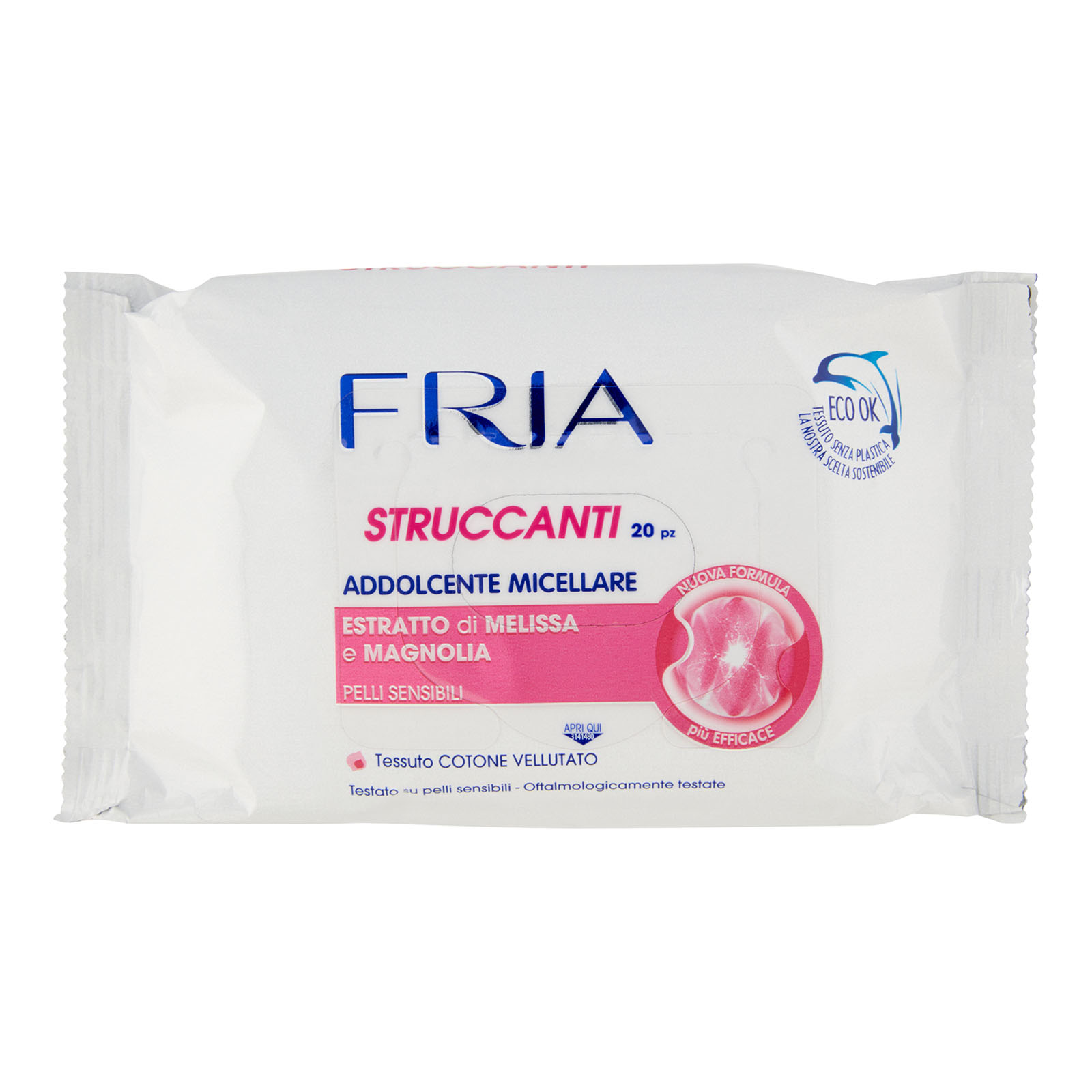 FRIA SALVIETTE STRUCCANTI 20PEZZI MICELLARE SENS - Immagine 3