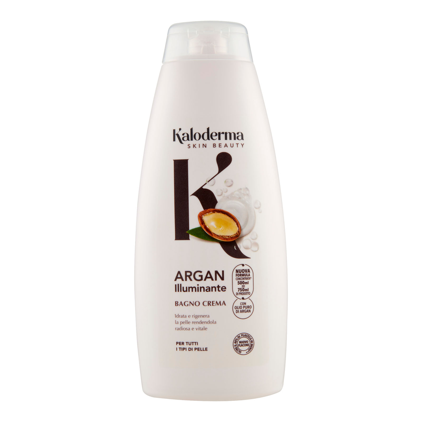 Illuminante Argan Bagno Crema Per Tutti I Tipi Di Pelle 500 ml