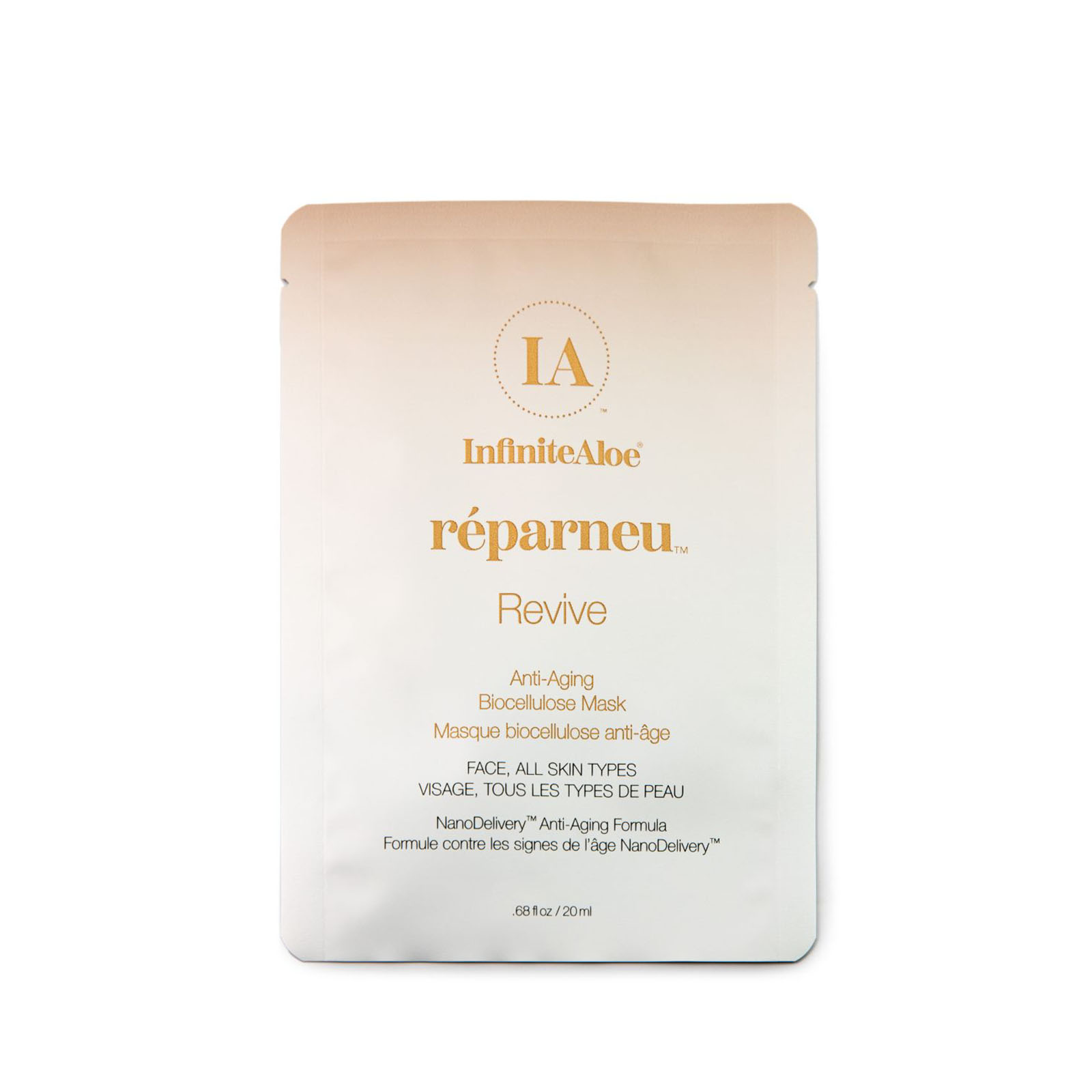 Infinite aloe Revive Anti-aging Biocellulose Mask 20 ml