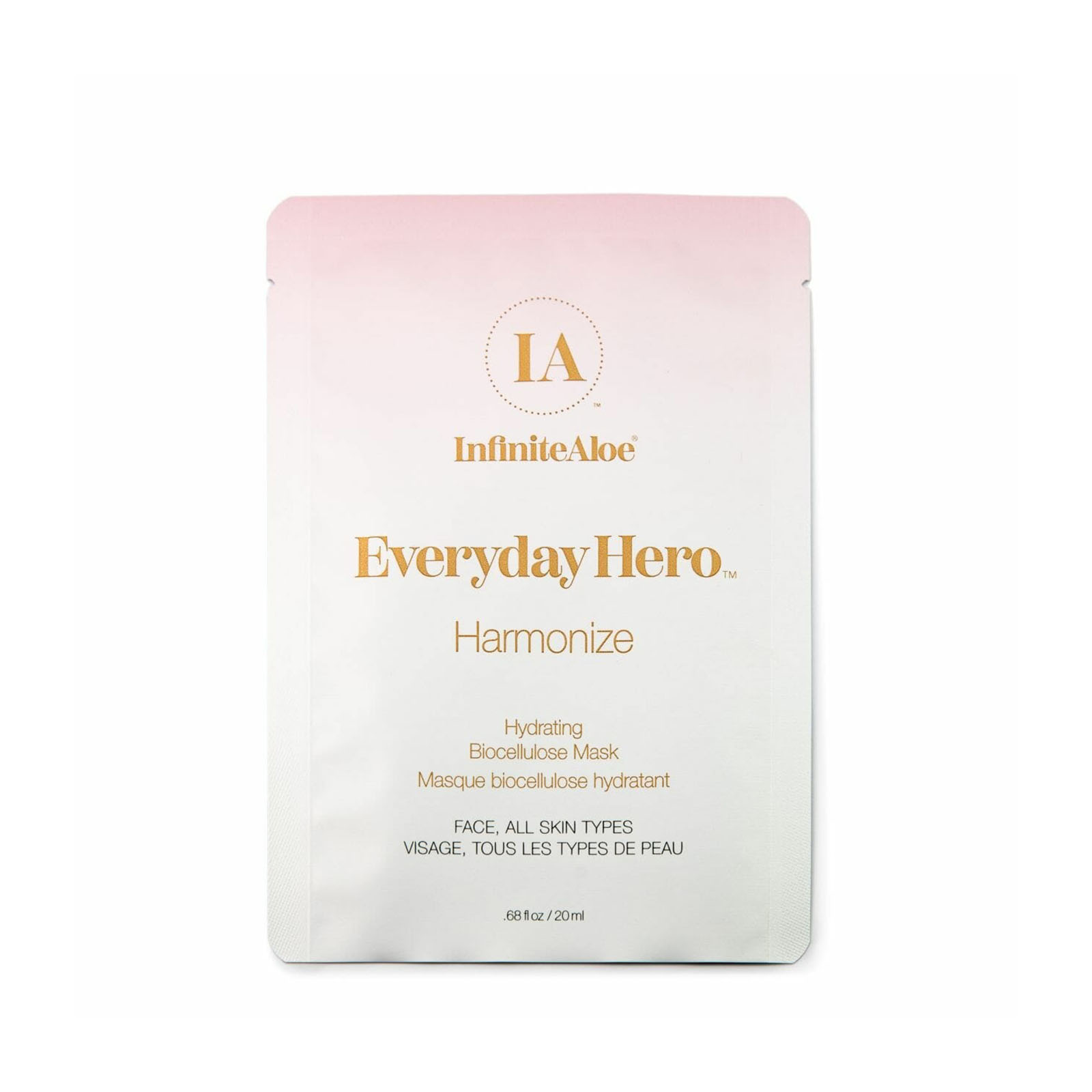 Infinite aloe Harmonize Hydrating Biocellulose Mask 20 ml
