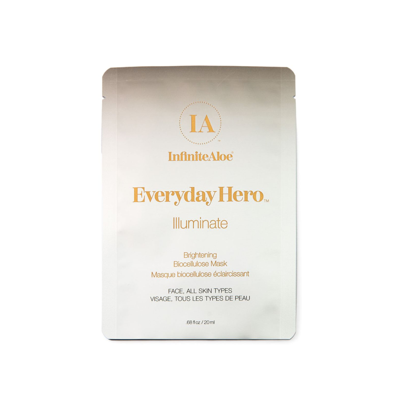 Infinite aloe Illuminate Brightening Biocellulose Mask 20 ml