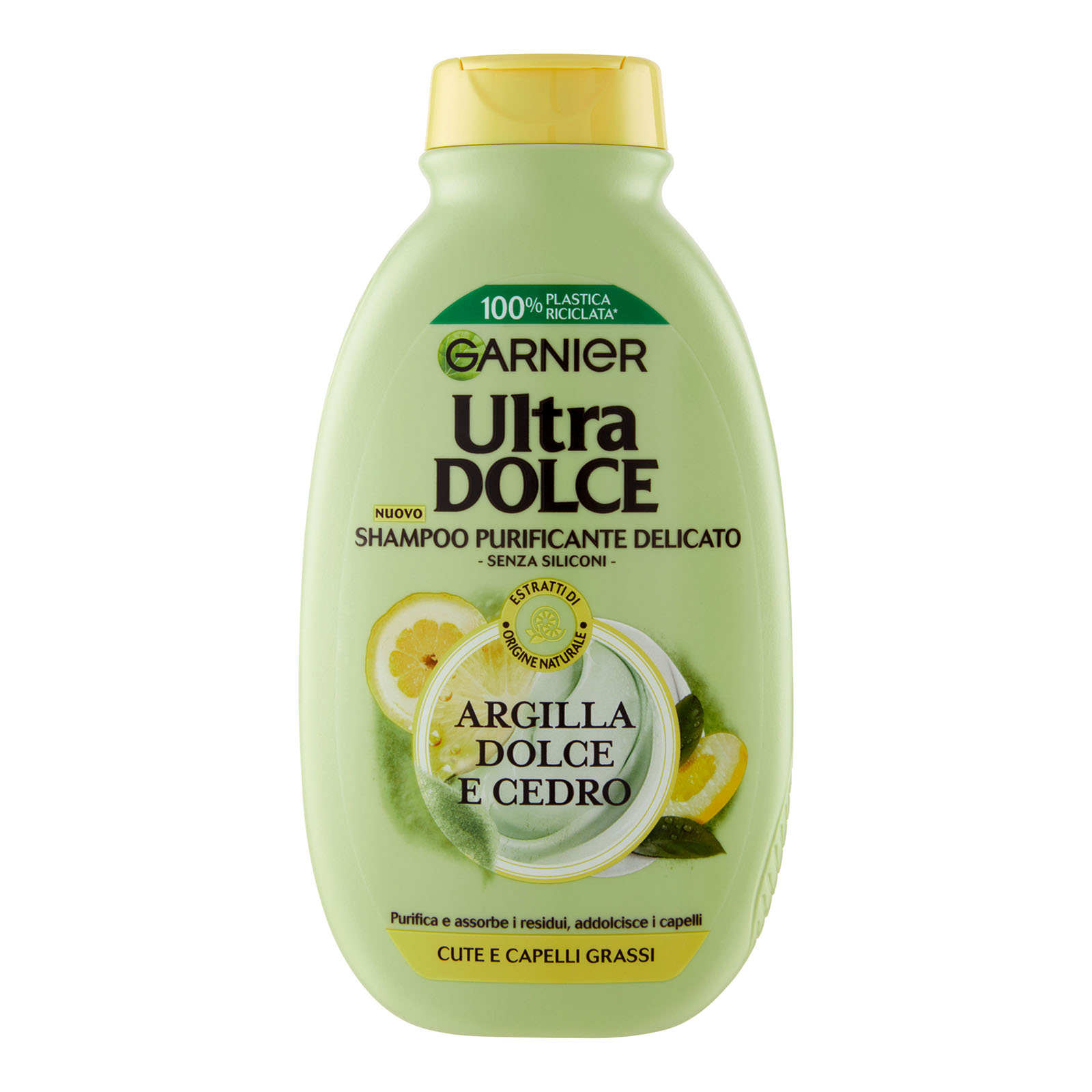 Ultra Dolce, Shampoo Per Capelli Che Tendono A Ingrassarsi, Argilla E Cedro 250 ml