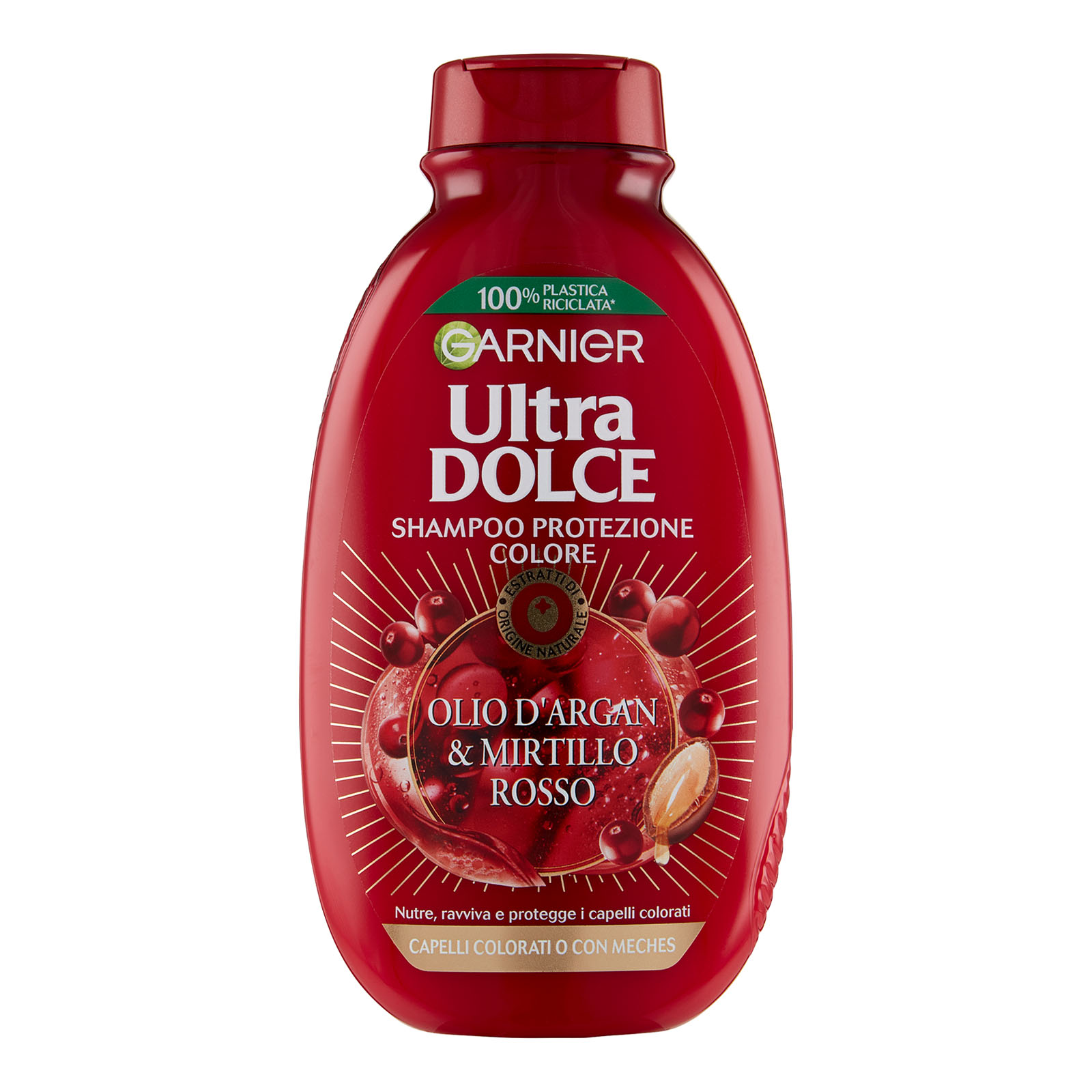 Ultra Dolce Shampoo All'olio Di Argan E Mirtillo Rosso Per Capelli Colorati 250 ml