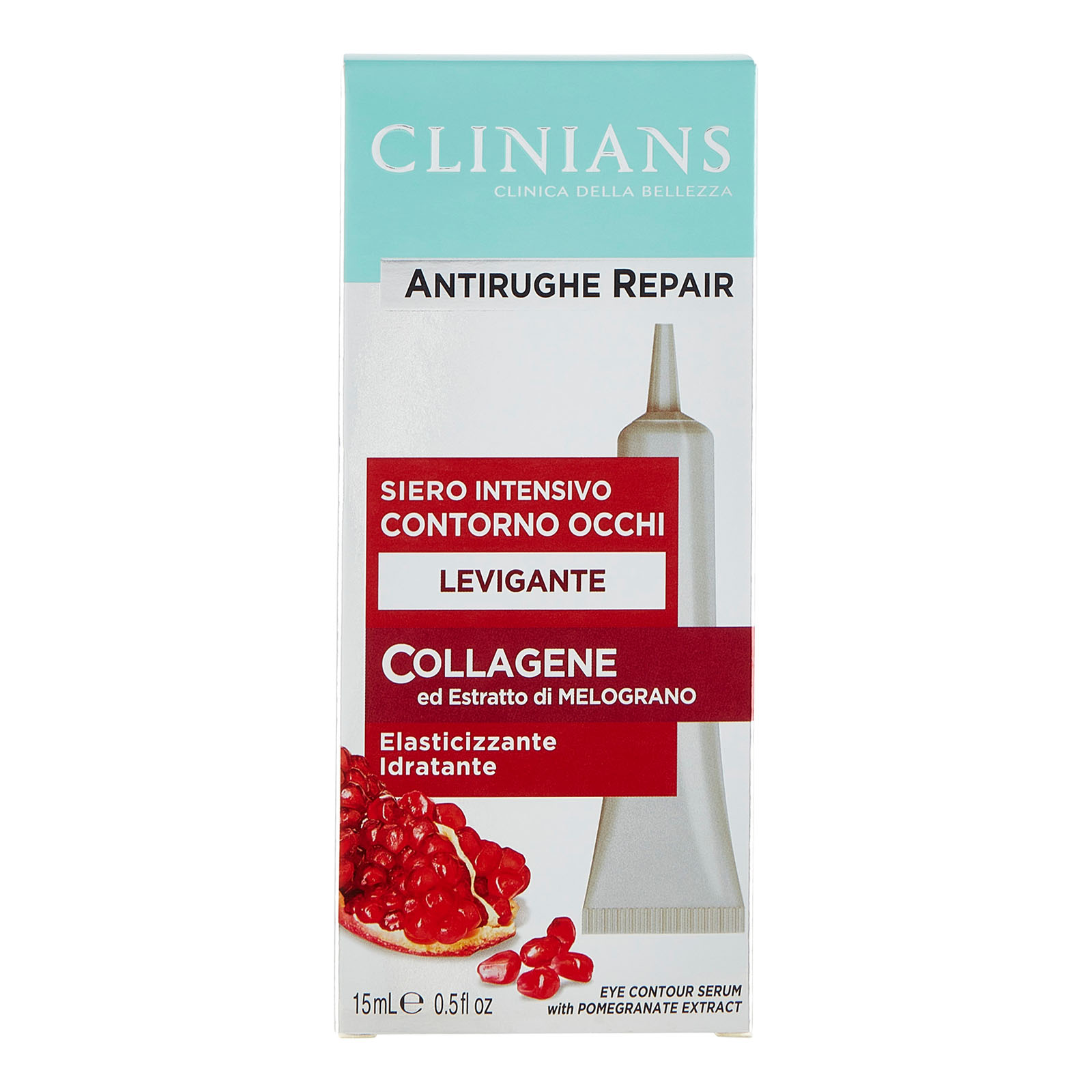 Clinians Antirughe Repair Siero Intensivo Contorno Occhi Collagene Con Estratto Di Melograno 15 ml