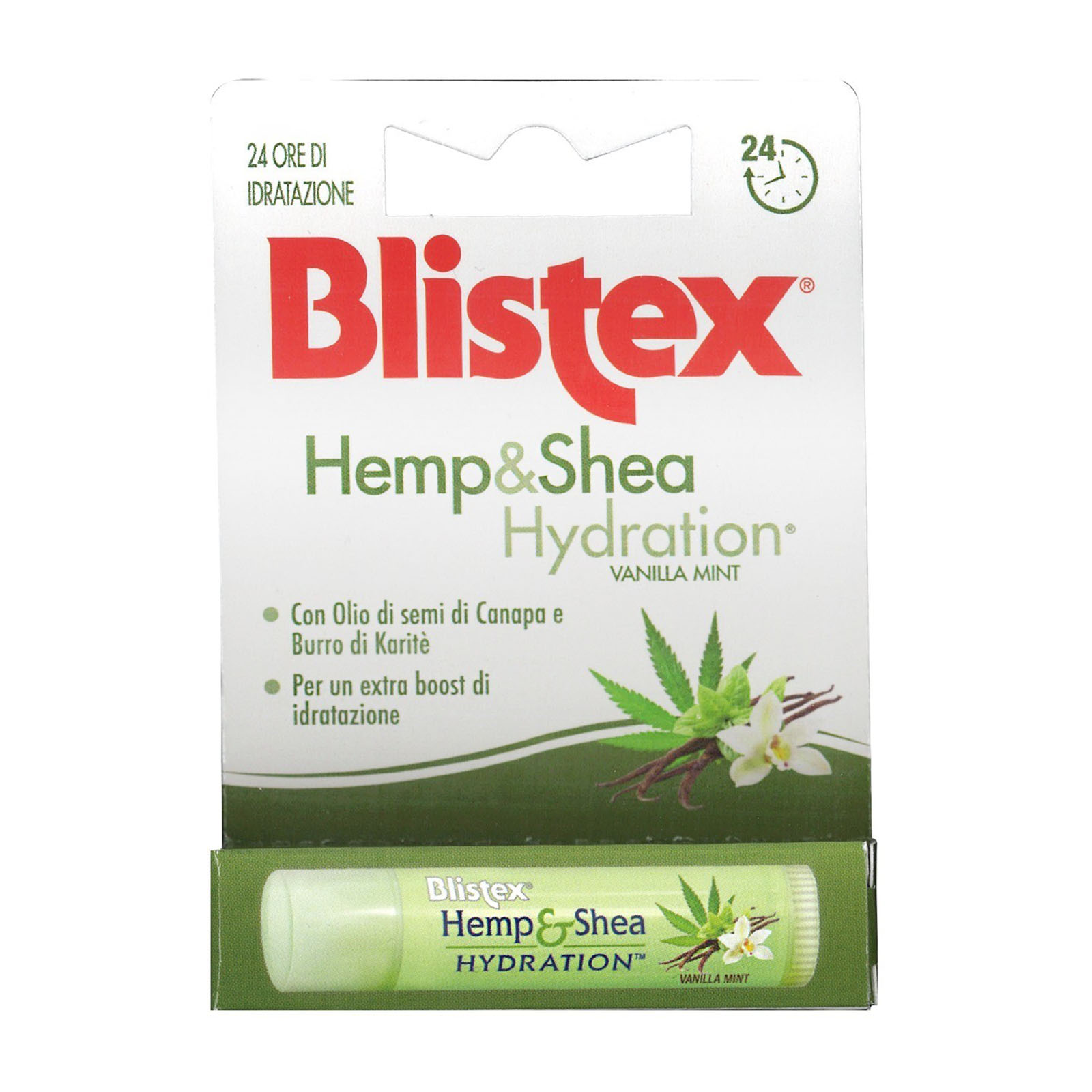 Blistex Hemp And Shea Hydration Vaniglia