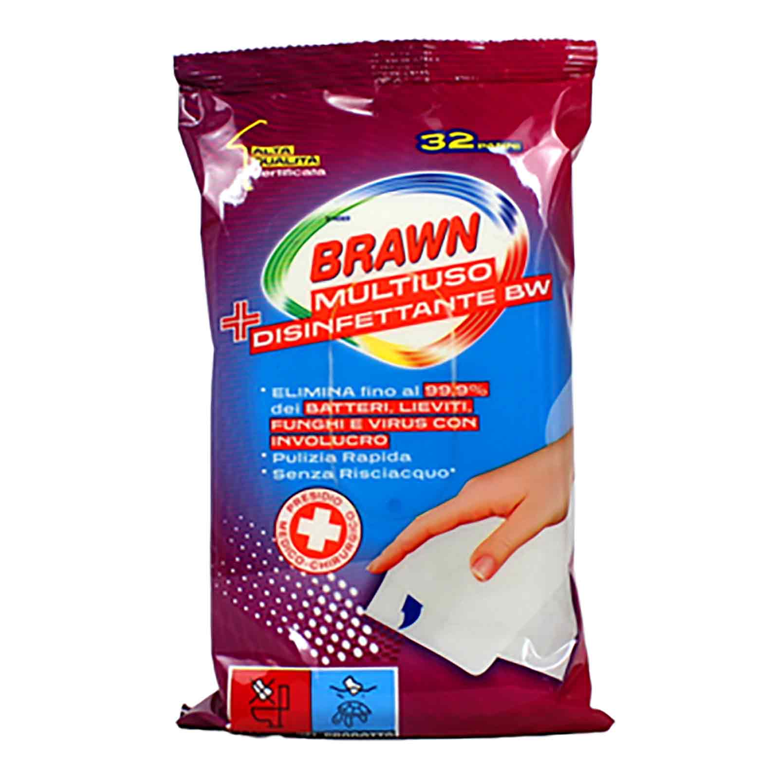 Salviette Disinfettanti Superfici 32pz