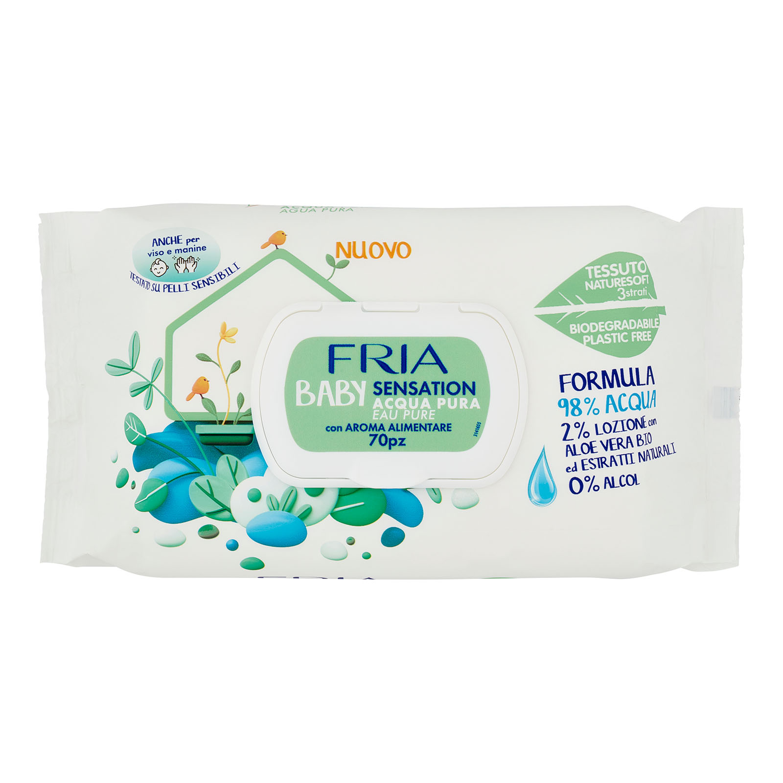 Baby Sensation Acqua Pura 70 Pz