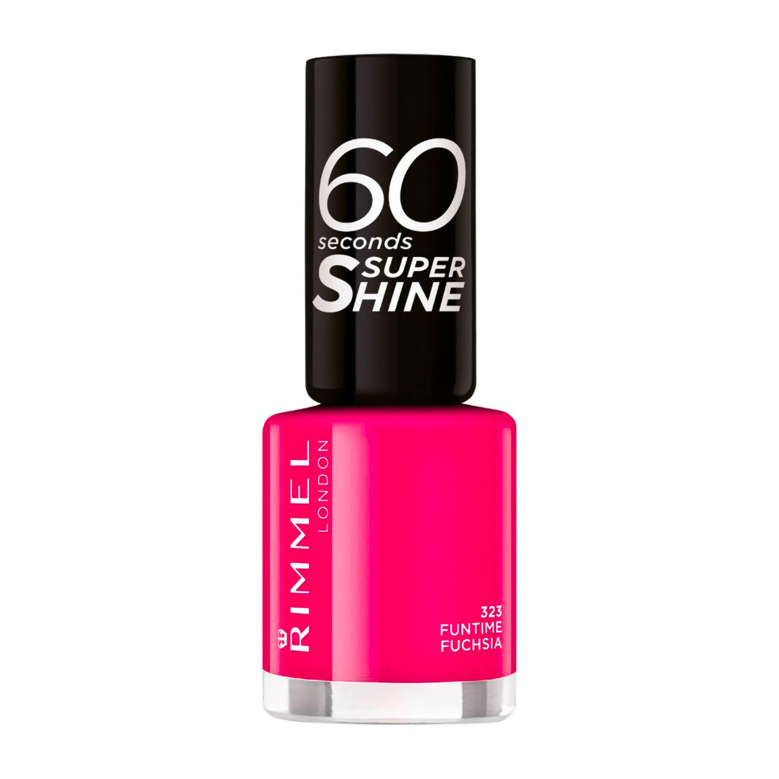 Rimmel 60 Seconds Super Shine - Smalto 323 funtime fuchsia