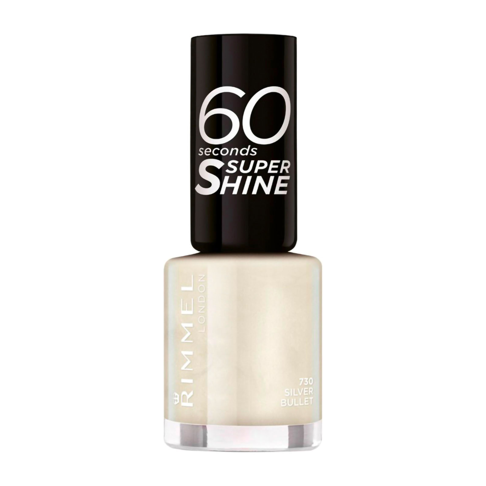 Rimmel 60 Seconds Super Shine - Smalto 730 silver bullet