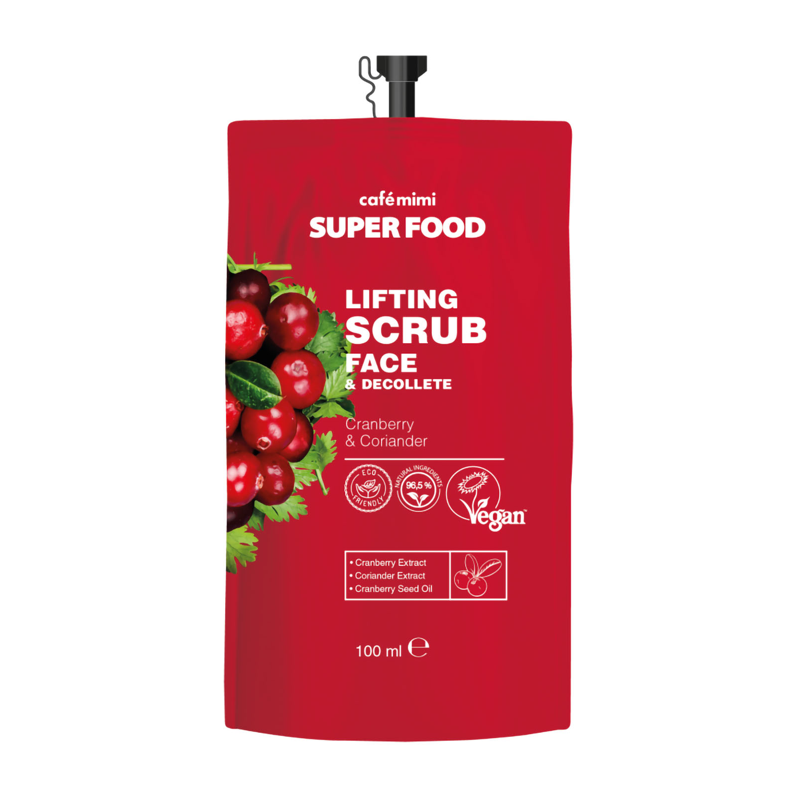 Scrub Lifting Viso E Decolletè Cranberry 100 ml