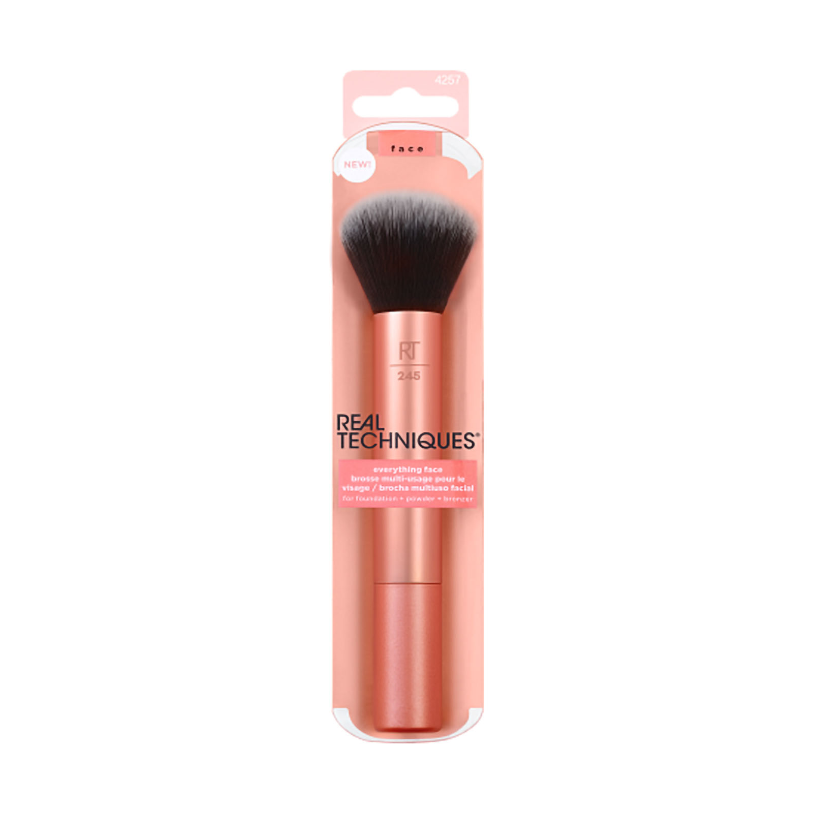 Real Techniques Everything Face Brush Pennello Multifunzionale Per Il Trucco Del Viso - Immagine 4