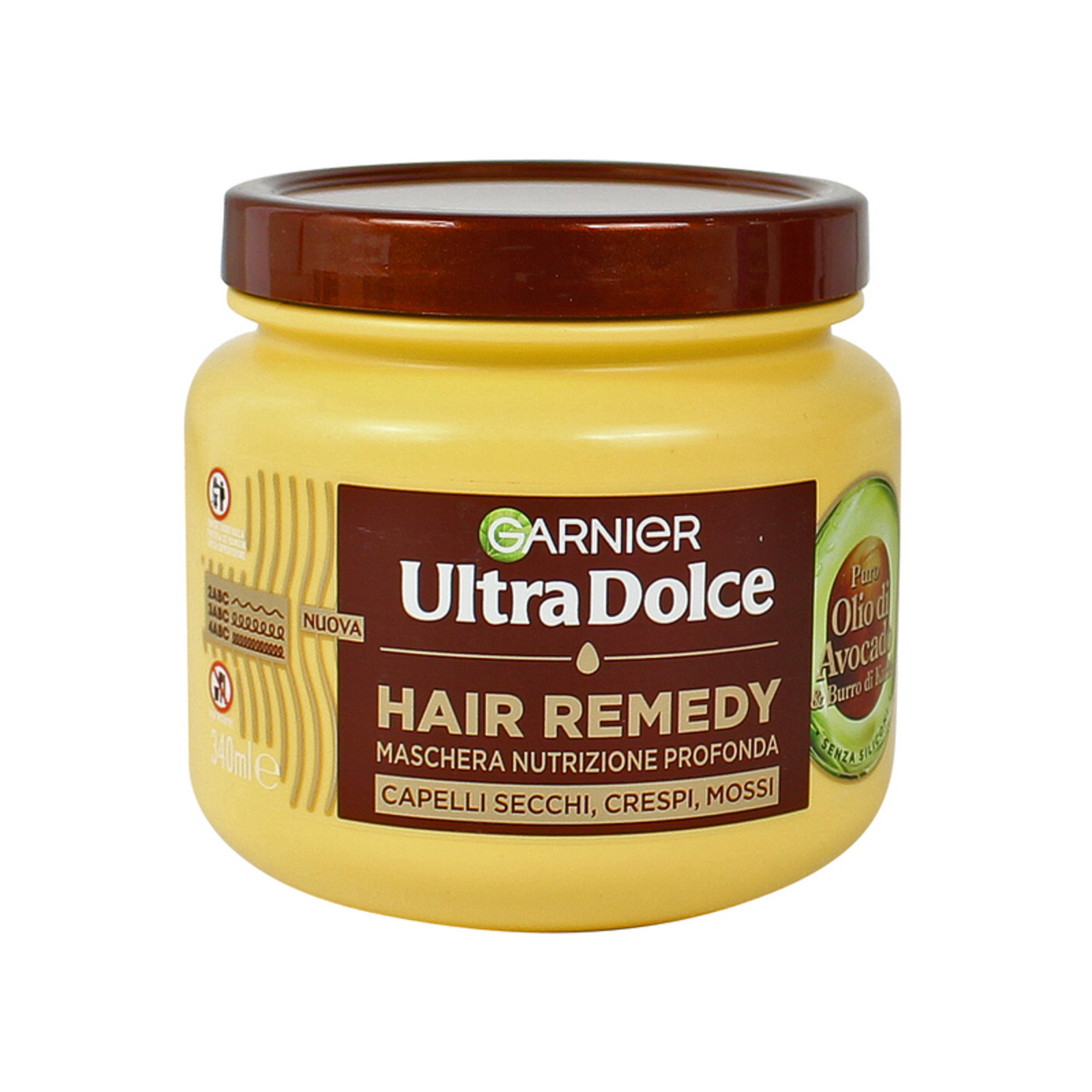 Ultra Dolce Hair Remedy Olio Di Avocado & Burro Di Karitè - Maschera Ultra Nutriente