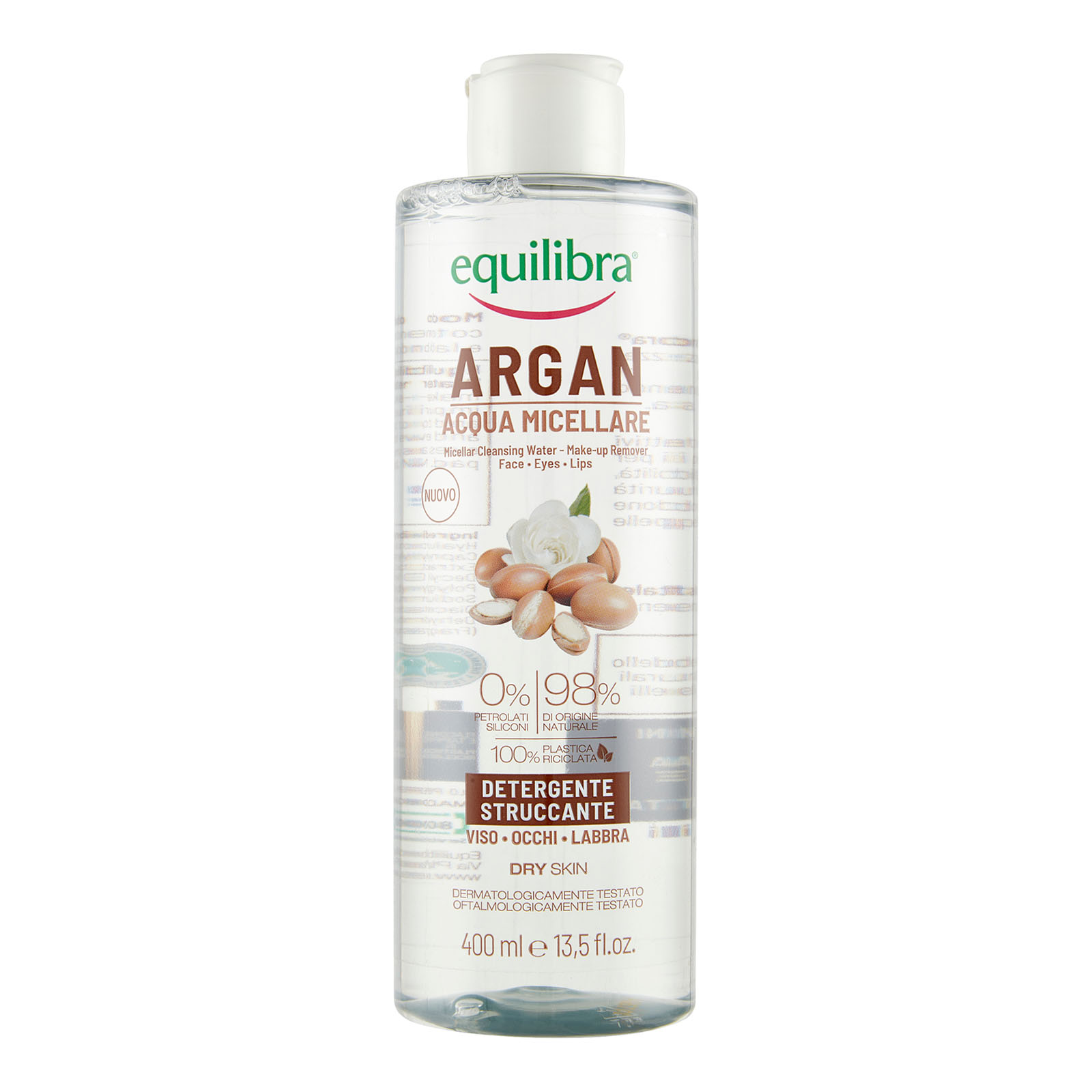 Argan Acqua Micellare Detergente Struccante 400 ml