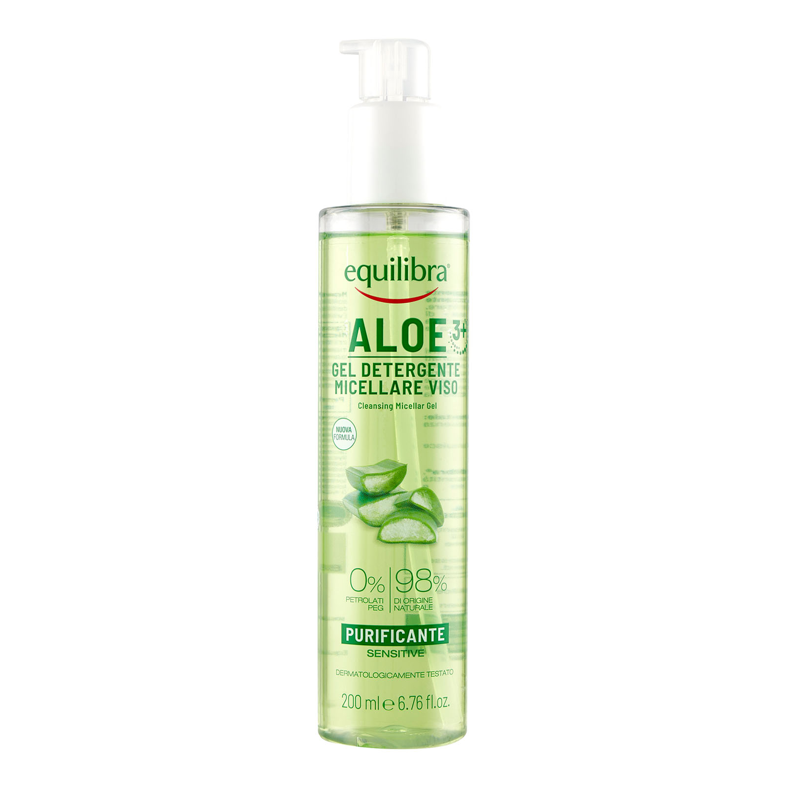 Aloe 3+ Gel Detergente Micellare Viso Purificante 200 ml