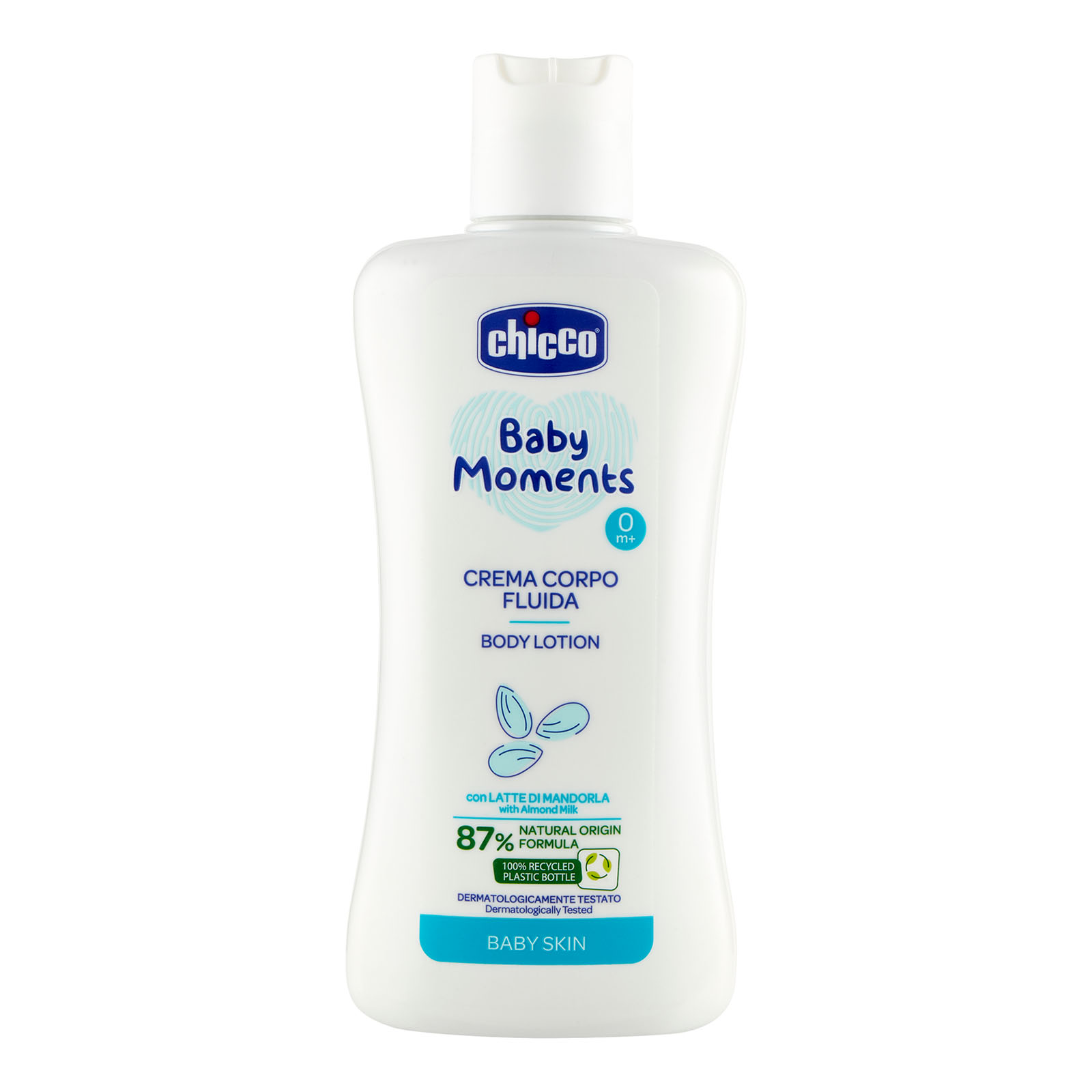 Chicco Baby Moments Crema Corpo Fluida 0m+ 200 ml