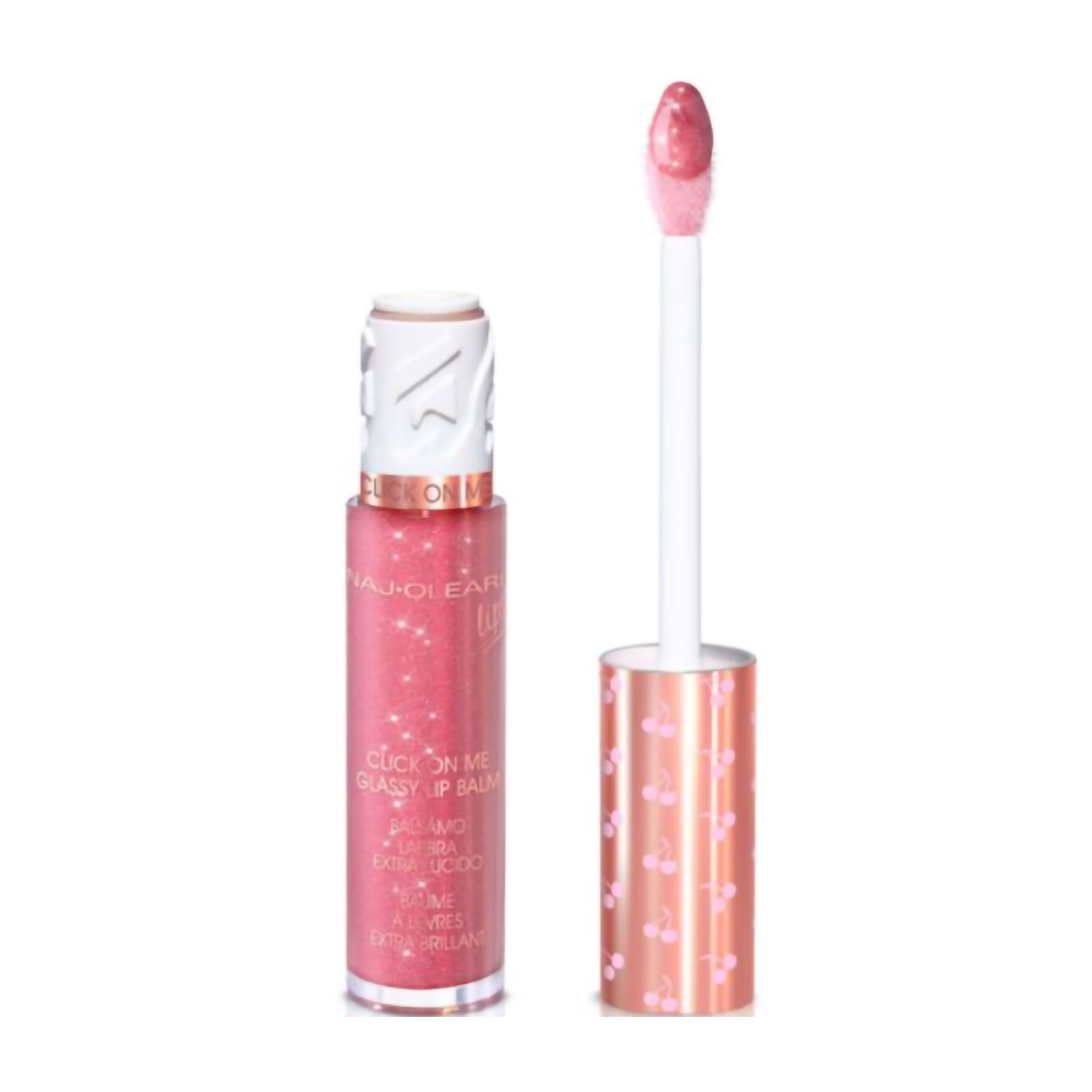 Naj-Oleari Naj- Oleari Click On Me Glassy Lip Balm lip balm rosa luminoso