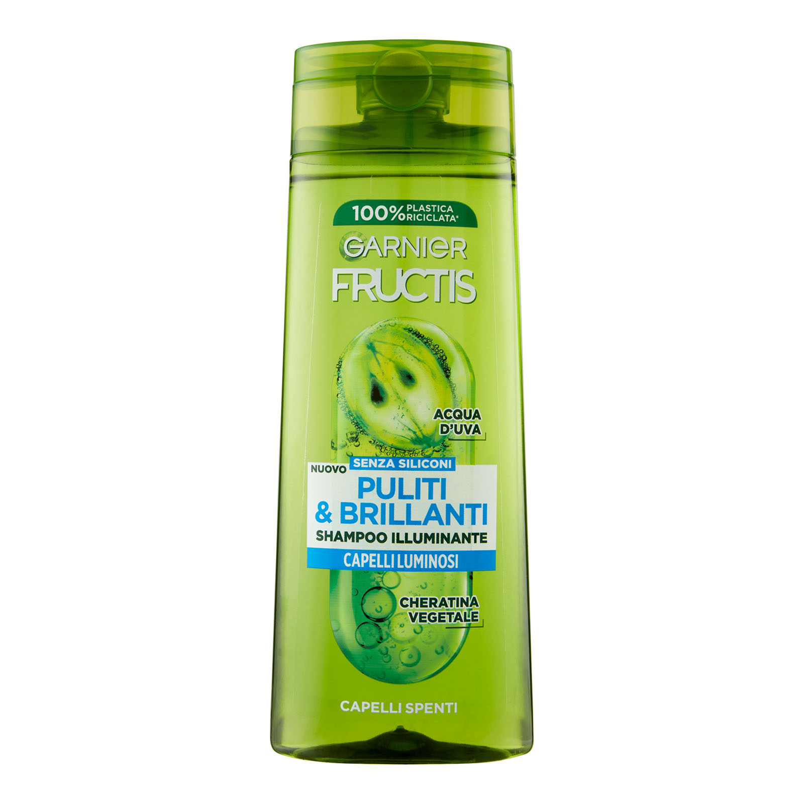 Fructis Shampoo Illuminante Puliti E Brillanti Per Capelli Spenti 250 ml