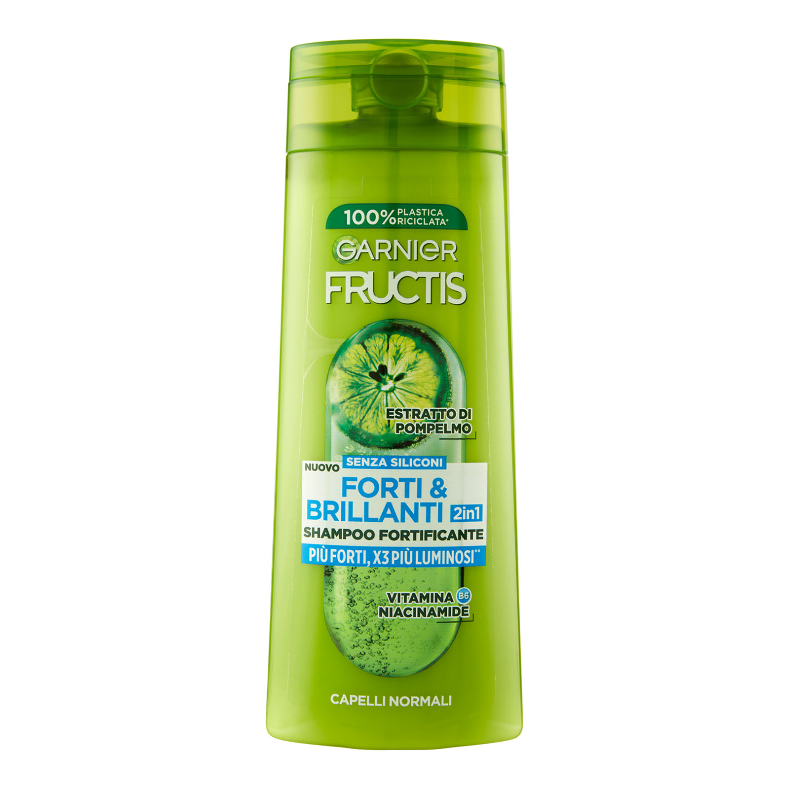 Garnier Fructis Shampoo Fortificante 2in1 Forti & Brillanti Capelli Normali 250 ml