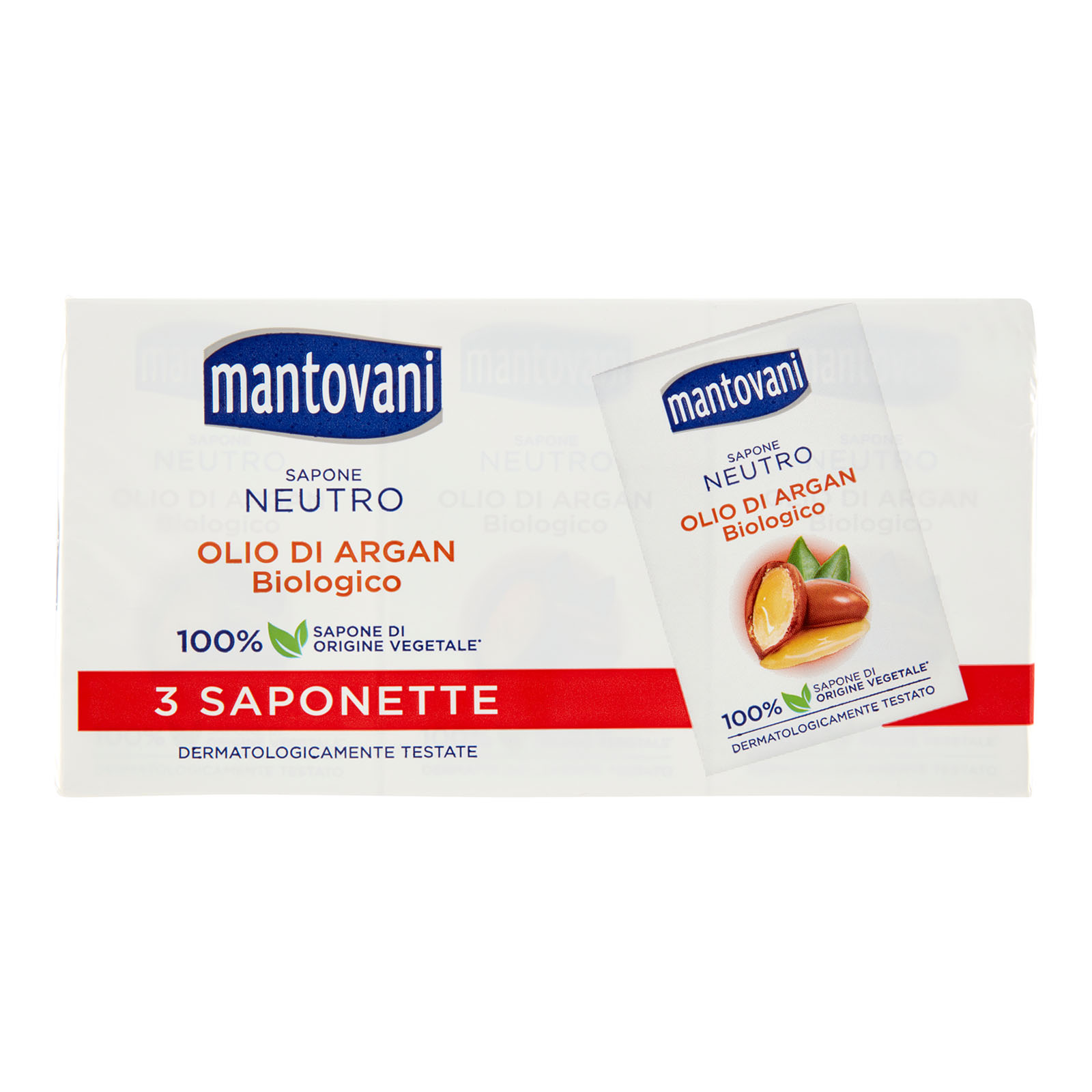 Sapone Neutro Olio Di Argan Biologico 3 X 90 G 270 gr