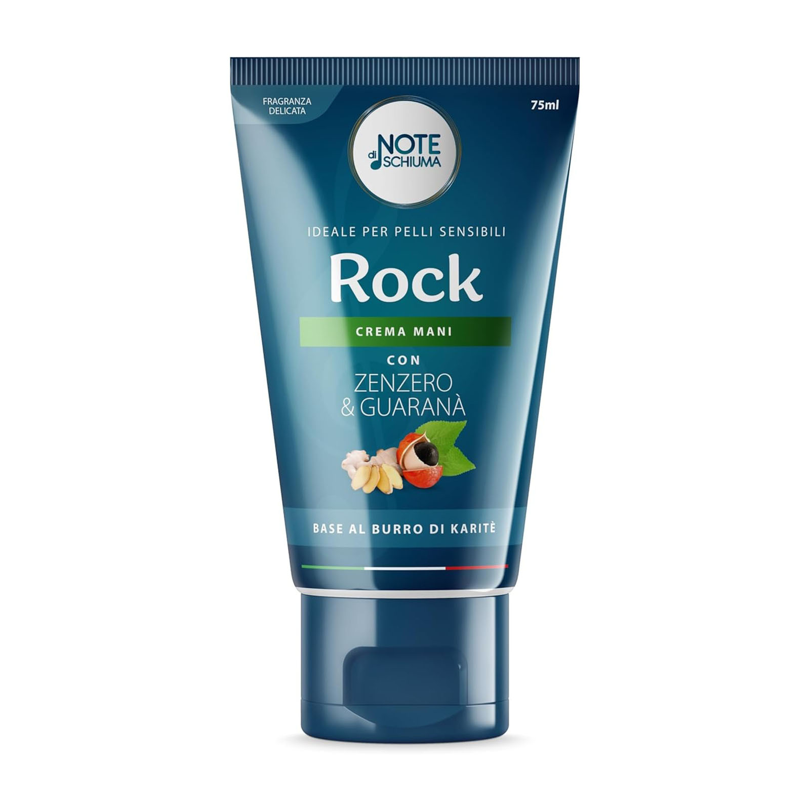 Note Di Schiuma Crema Mani Con Zenzero E Guaranà 75 ml