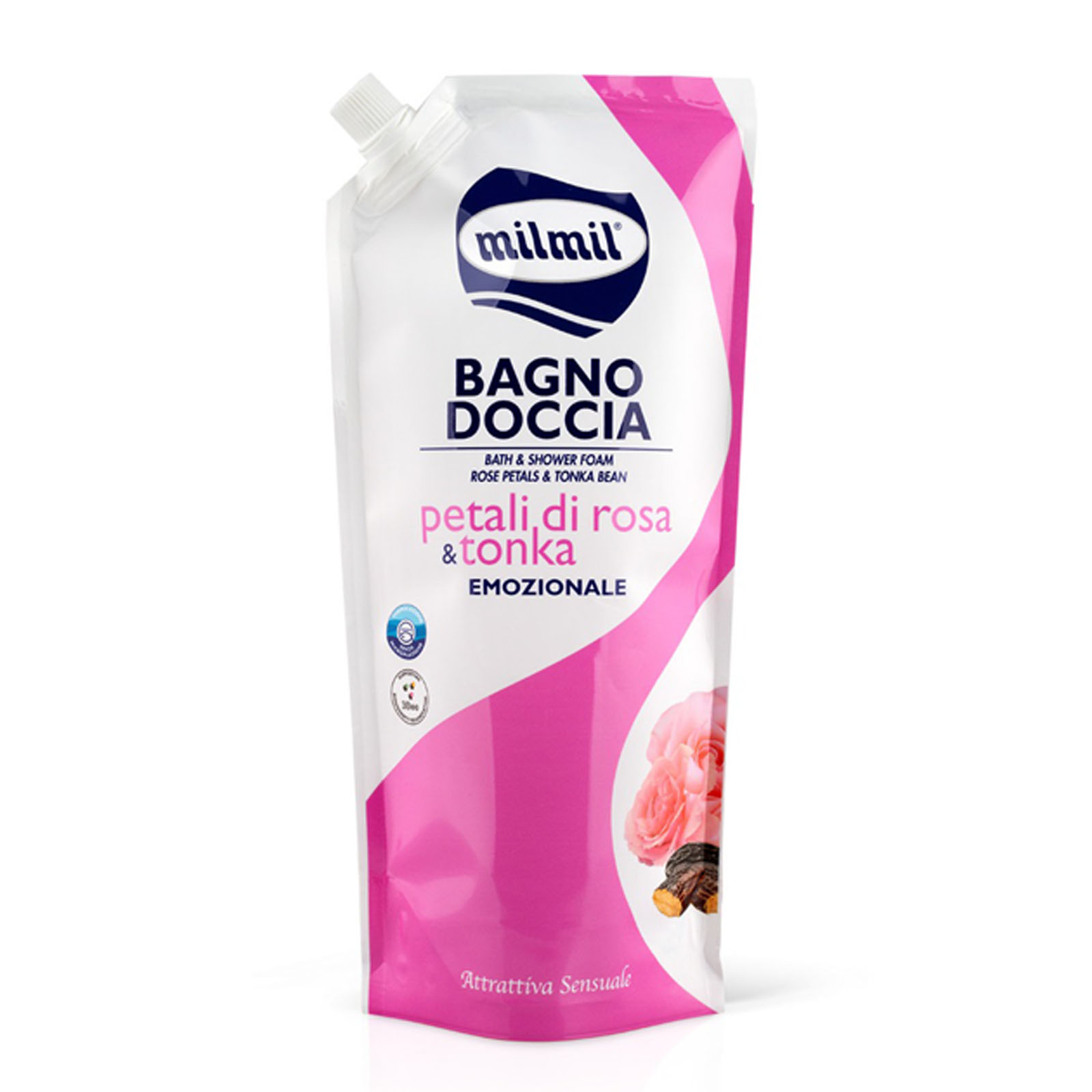 Bagnodoccia Petali Di Rosa & Tonka Flaconbusta 750 ml